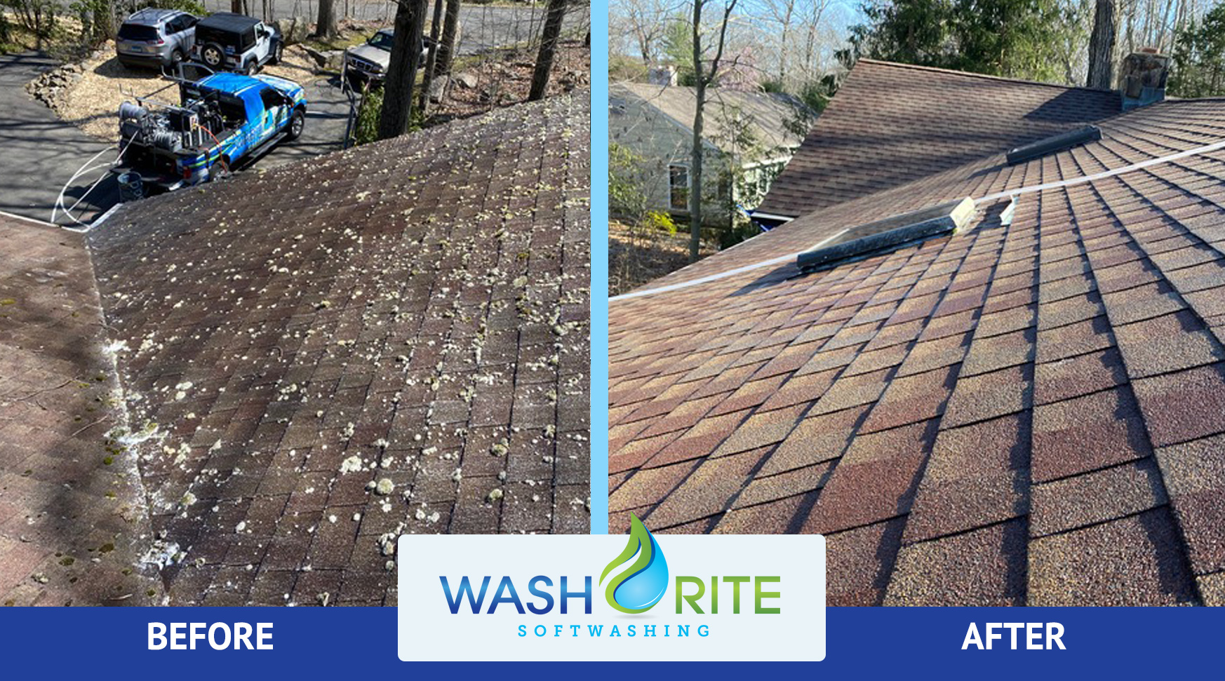 Featured image for “Roof Wash, Gutter Clean  Trumbull,CT”